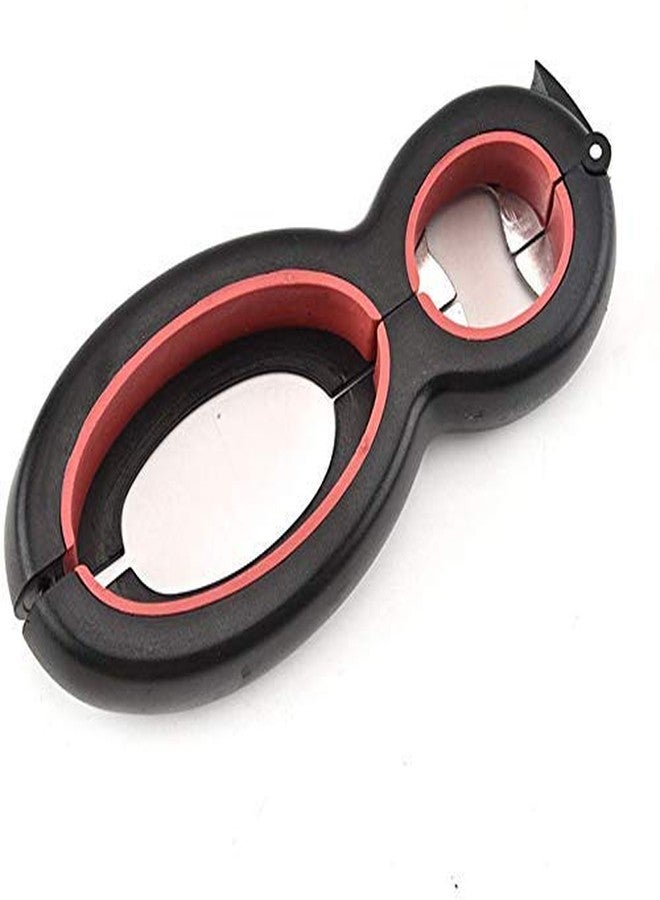 Portible فتاحة علب متعددة الوظائف محمولة، إبداعية 6 في 1، فتاحة برطمانات نبيذ وزجاجات | أدوات مطبخ، فتاحة زجاجات (عبوة من قطعة واحدة). - Image 1